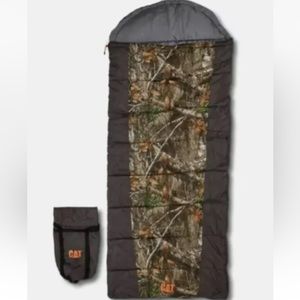 CAT Caterpillar Explorer's Realtree Camo Sleeping Bag 2 Way Zip Outdoor Camping